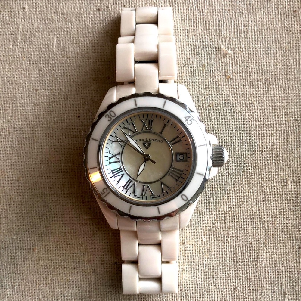 Swiss Legend White Karamica Ceramic Women’s Watch